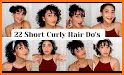 Short curley hairstyles related image