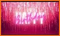 Pink Glitter Marble Keyboard Background related image