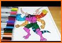 Color by Number - Ben 10 Pixel Art related image