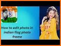 Indian Flag Photo Frame related image