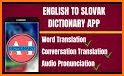 Dictionary Slovak English related image