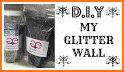 Girly Crystal Glitter Wall related image