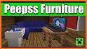 Peepss Furniture Addon MCPE - Minecraft Mod related image