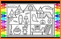 Halloween Coloring & Drawing related image