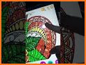 Animals Color By Number Glitter Coloring Book related image