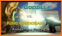 Godzilla vs King ghidorah Wallpaper related image