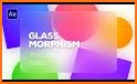 Glassmorphism theme for KWLP related image