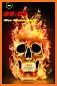 3D Fire Skull Wallpaper related image