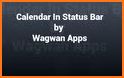 Calendar In Status Bar related image