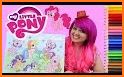 Cute Litle Pony Beautiful - Coloring Book related image