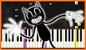 Cartoon Cat Piano related image