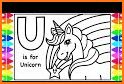 Free Unicorn Coloring Pages related image