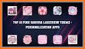 Pink Sakura Lakeview Launcher Theme related image