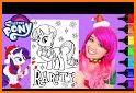 My little Coloring Pony pages related image
