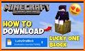One Block Lucky Mod for MCPE related image