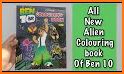 Ben Alien 10 coloring Herobook related image