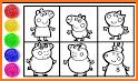 pepp cartoon coloring pig related image