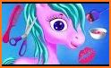 Pony Hair Salon-Take care of baby fun kids games related image
