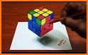 Rubik Cube 3D related image