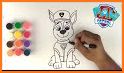 Coloring Book Paw for Kids Patrol related image