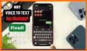 Write SMS by voice typing keyboard - voice to text related image