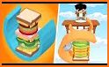 Flippy Sandwich - 3D cooking ASMR rush bounce race related image