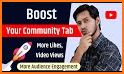 Top video. Video views , subscriptions and likes related image