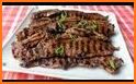 Flank steak with mushroom salad and sesame mayo related image