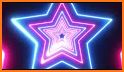 Neon Glow Stars Keyboard Background related image