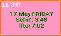 Ramadan Calendar 2019 : Sehri and Iftar Timetable related image
