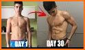 Chest workout at home. Challenge 30 days. related image