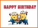 happy birthday animated sticker for whatsapp related image