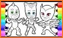 PJ-Masks Heros Coloring Book related image