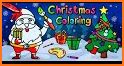 Christmas Coloring Book & Games for kids & family related image