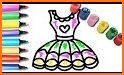 Dresses Coloring Pages ( Coloring Book For Kids ) related image