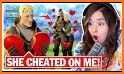 My girlfriend is a cheater - funny game related image