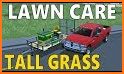 Lawn mower simulator: write on the grass related image
