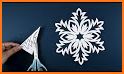 Cutting Snowflake From Paper related image
