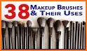 MAKEUP BRUSHES and their uses for beginners basics related image