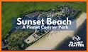 3D Golden Sunset Beach Theme related image
