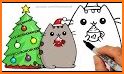 how to draw cute pusheen cat toy related image