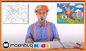 Blippi Coloring Book related image