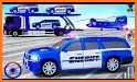 US Police Offroad Car Transporter Truck Driver related image