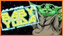 Coloring Yoda-baby book related image