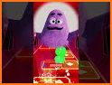 Tiles Hop: Grimace shake song related image