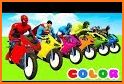 Moto Rider: Super Heroes related image