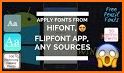 Hand fonts for FlipFont® free related image