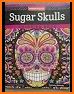 Skulls Coloring Book related image