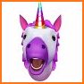 3D Rainbow Unicorn 🦄 Keyboard theme related image