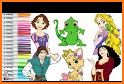 Coloring Books - Disney Princess de Coloriage related image